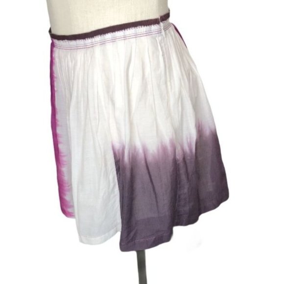 American Eagle Skirt Womens 6 Boho Tye Dye Pink White Purple Short Mini Bohemian - Picture 8 of 11